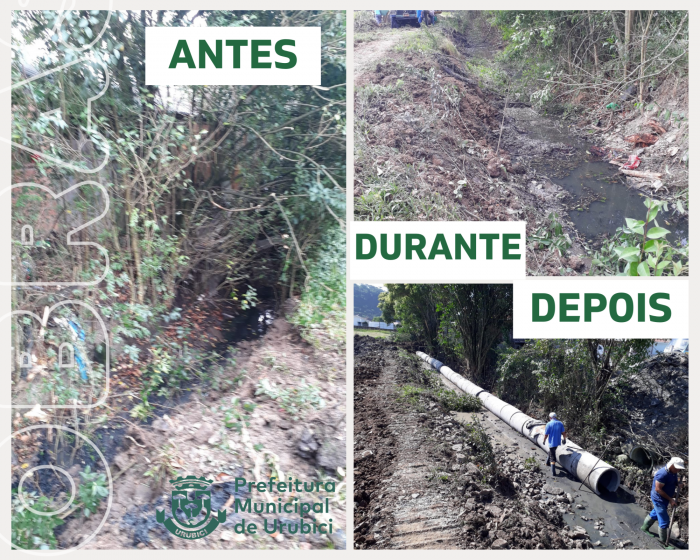 Secretaria de Obras municipal realiza  melhorias na rede de drenagem na Rua Tácito Otacílio Matos
