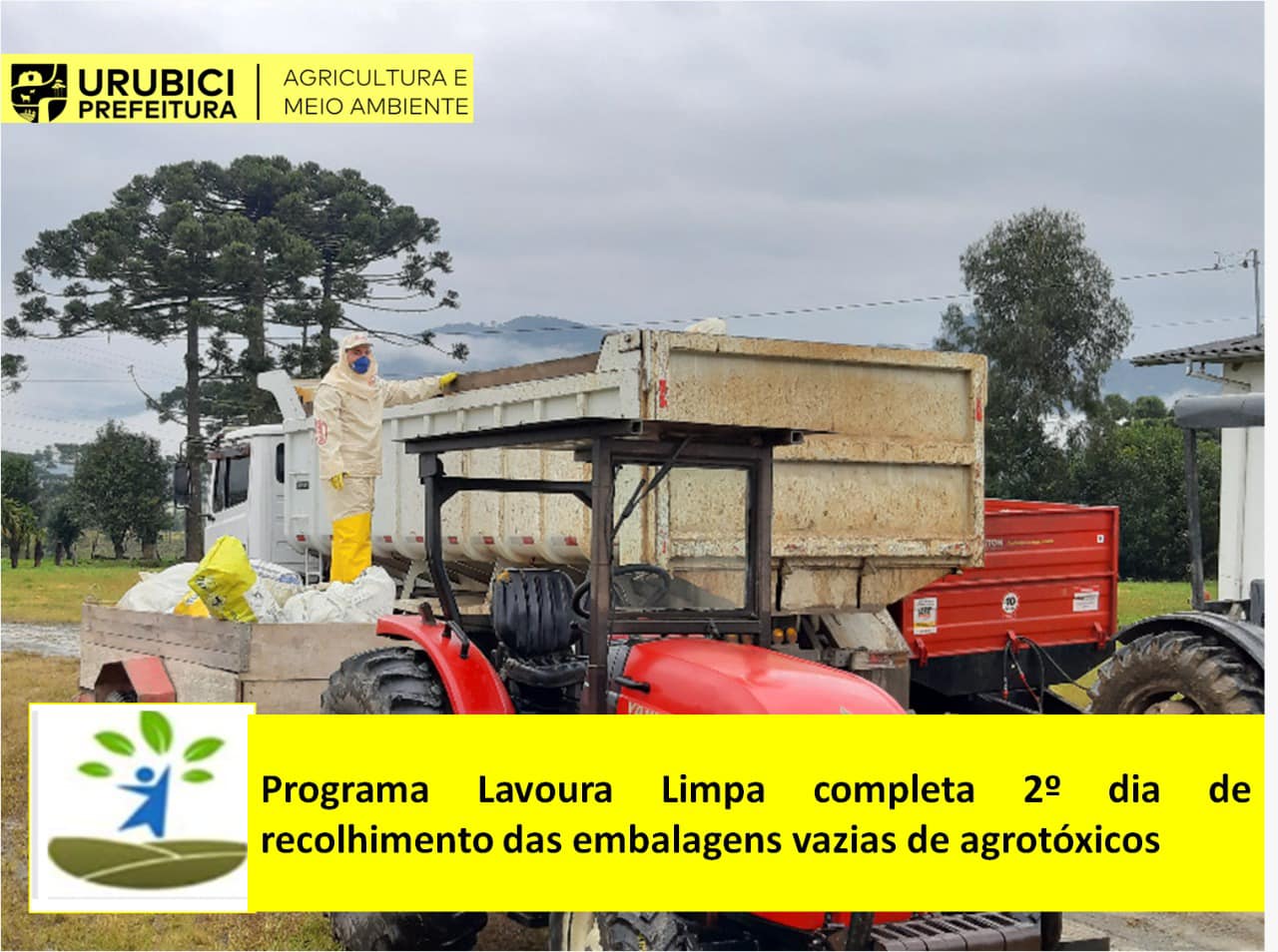 Prefeitura de Urubici | Programa Lavoura Limpa supera as expectativas em 2022 Prefeitura de Urubici | Programa Lavoura Limpa supera as expectativas em 2022