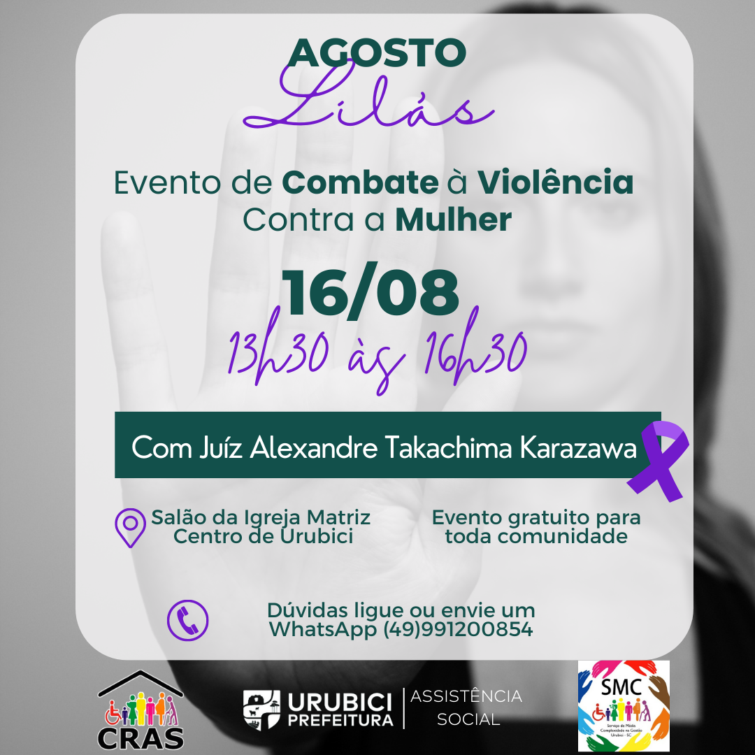 Prefeitura de Urubici | Evento de Combate à Violência Contra Mulher