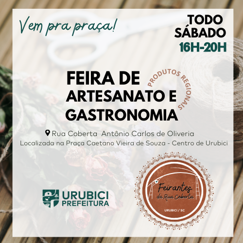 Prefeitura de Urubici | Feira de Artesanato e Gastronomia Prefeitura de Urubici | Feira de Artesanato e Gastronomia