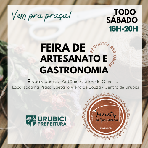 Prefeitura de Urubici | Feira de Artesanato e Gastronomia