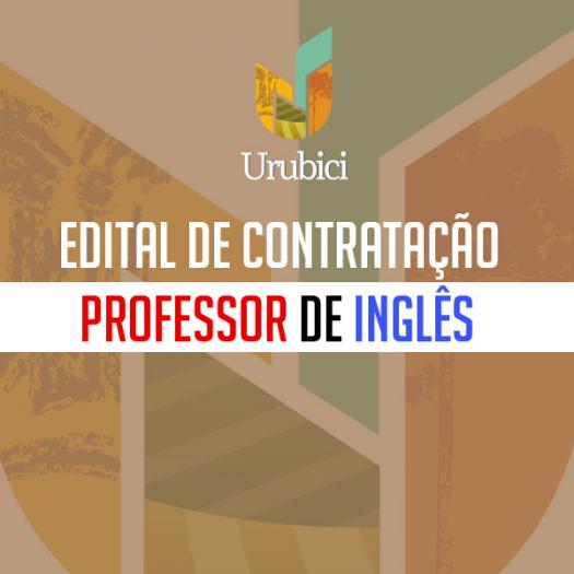 Edital para Contratação de Professores de Inglês
