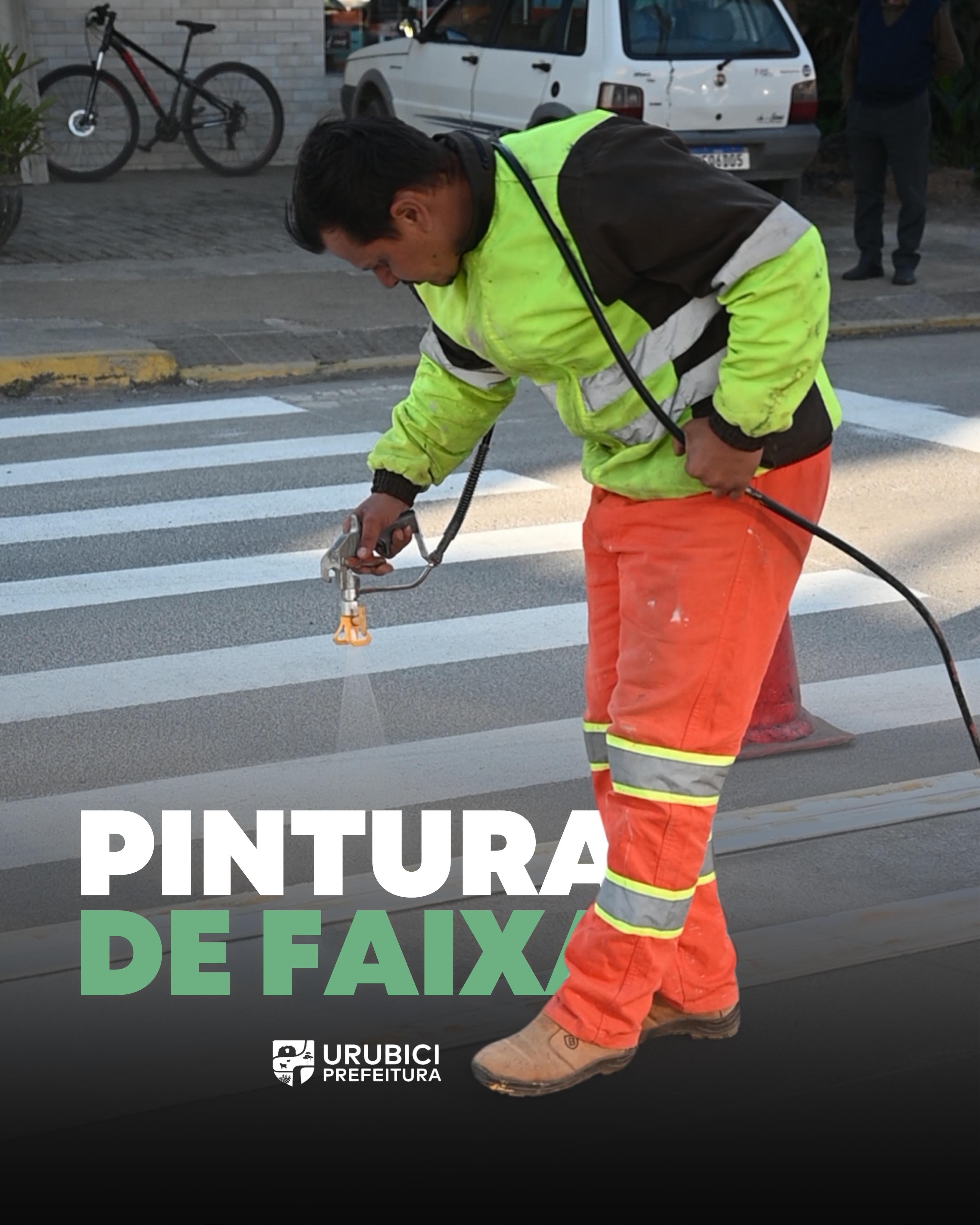 Prefeitura de Urubici | Pintura das faixas Prefeitura de Urubici | Pintura das faixas