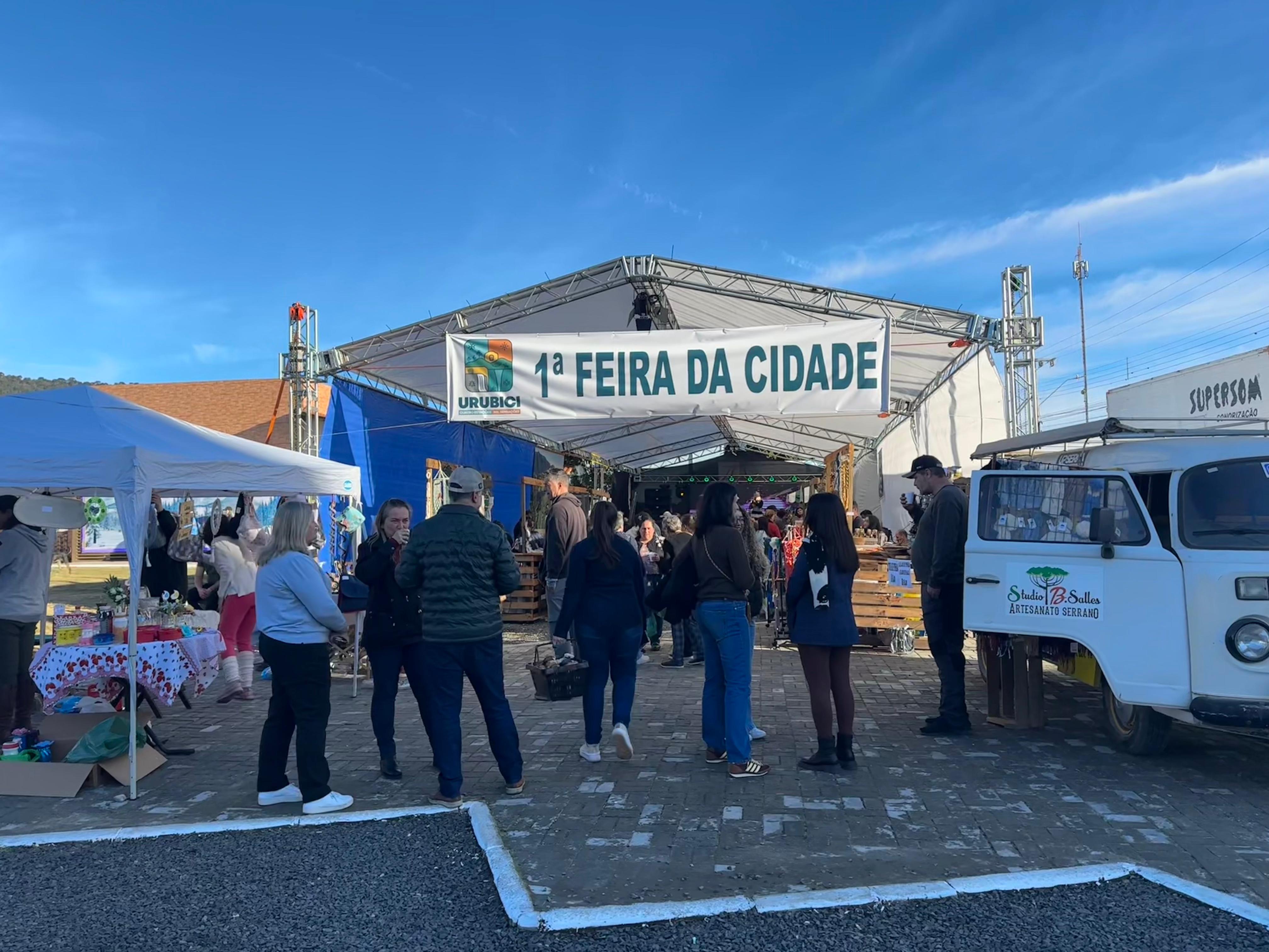 Prefeitura de Urubici | 1ª Feira da Cidade valoriza cultura local e movimenta fim de semana em Urubici