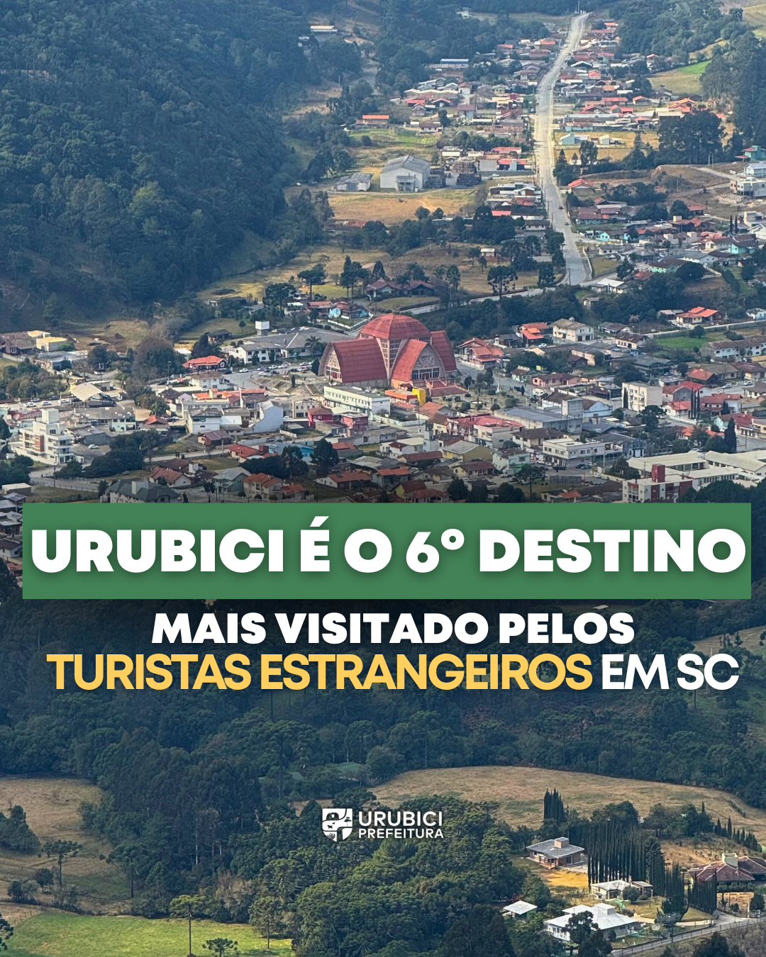 Prefeitura de Urubici | Urubici é o 6º destino mais visitado por turistas estrangeiros em Santa Catarina