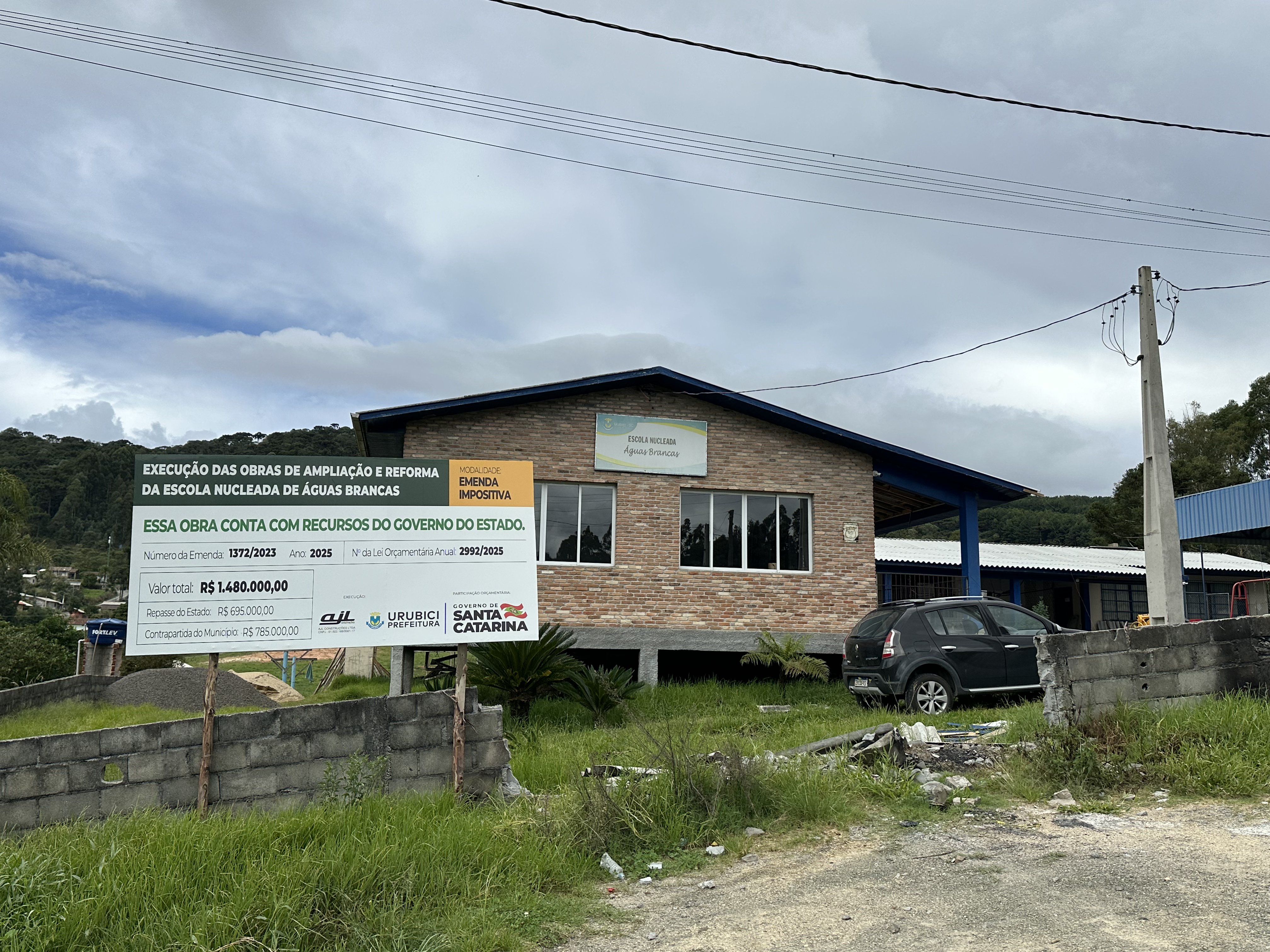 Prefeitura de Urubici | Reforma e ampliação de escola municipal marcam avanço na educação em Urubici