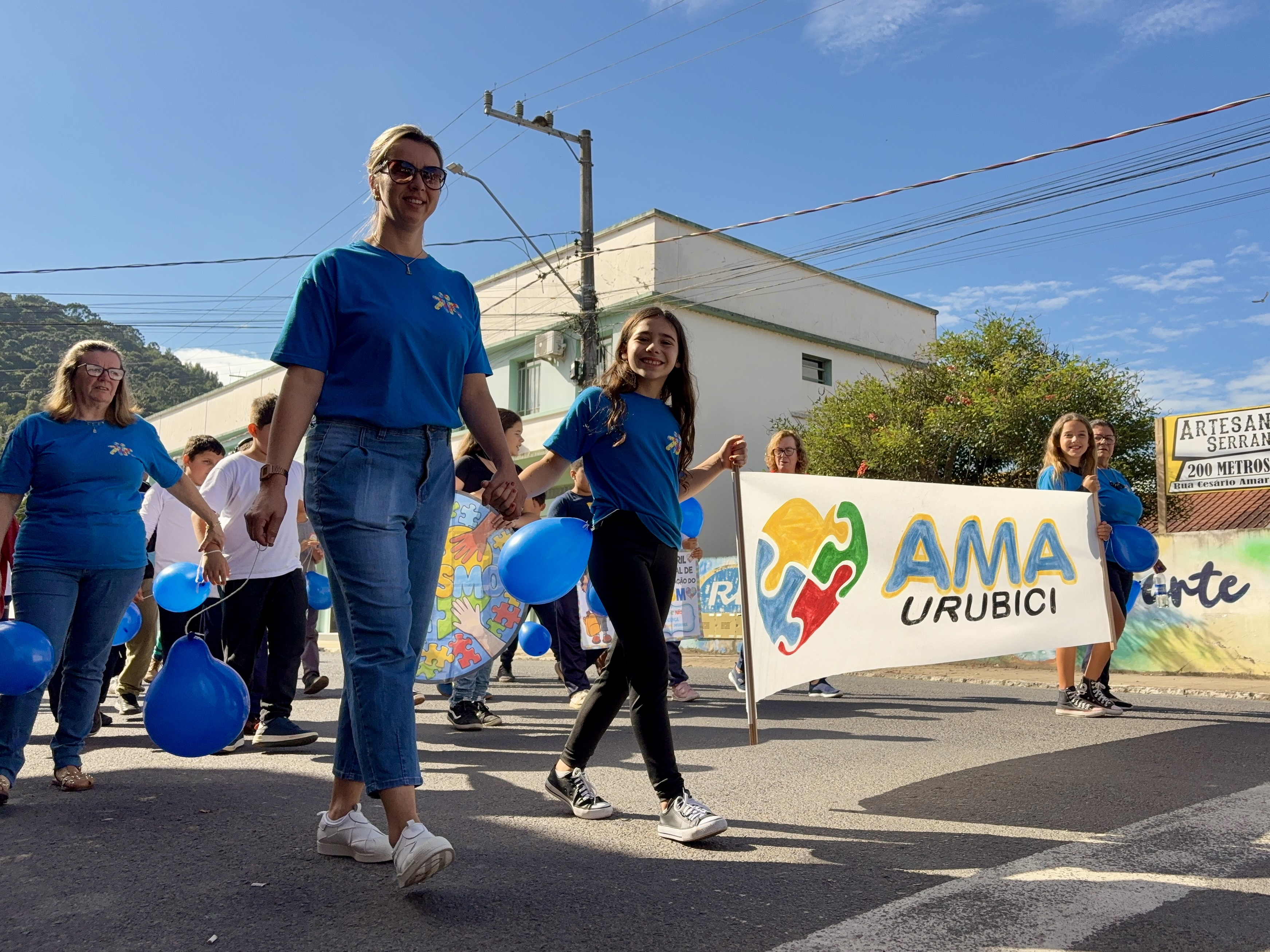 Prefeitura de Urubici | Comunidade participa da 2ª caminhada pela conscientização do autismo