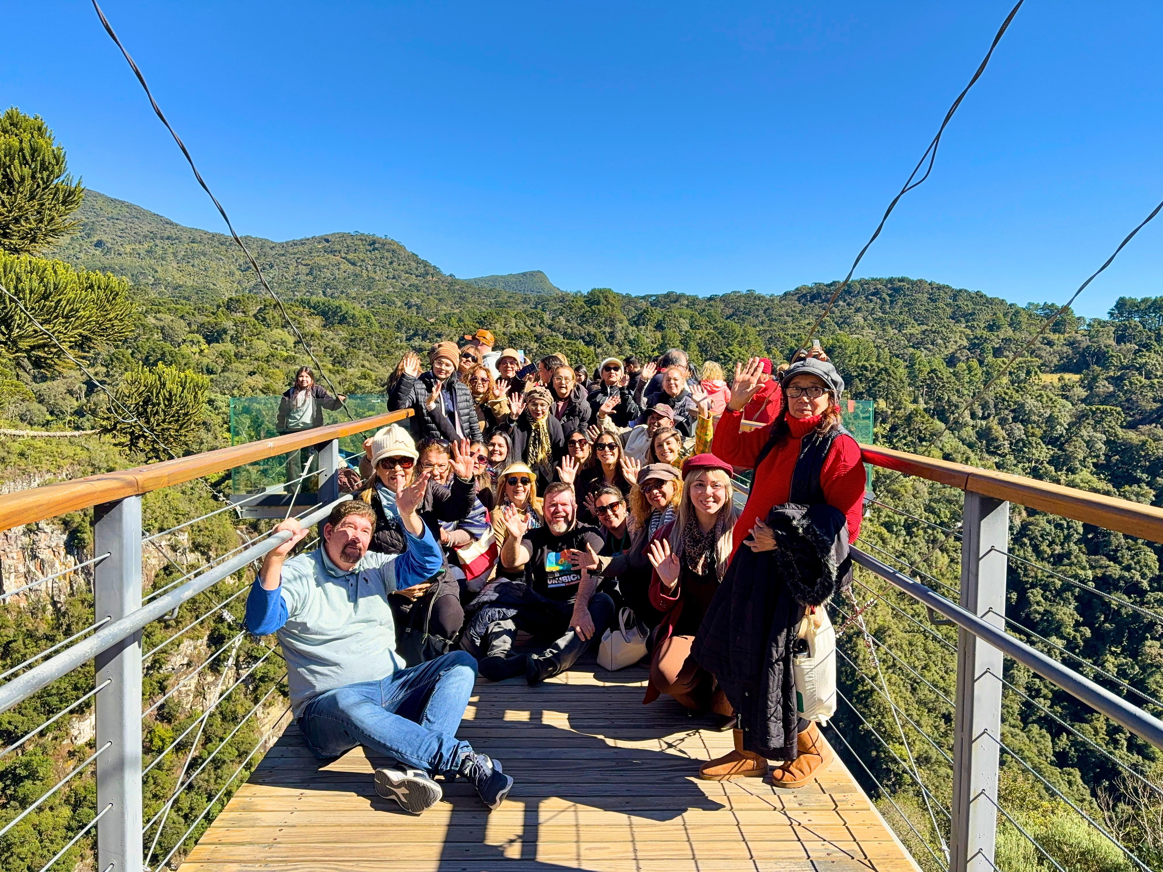 Prefeitura de Urubici | Urubici recebe Famtour com 62 operadores de turismo do Paraguai