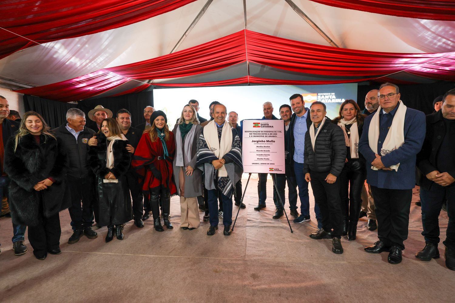 Prefeitura de Urubici | Abertura da Estação Inverno 2026 marca entrega da revitalização da SC-110 em Urubici