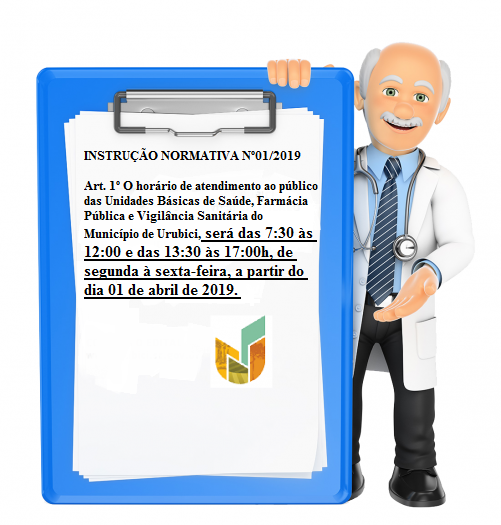 INSTRUÇÃO NORMATIVA Nº01/2019 - Secretaria Municipal de Saúde INSTRUÇÃO NORMATIVA Nº01/2019 - Secretaria Municipal de Saúde