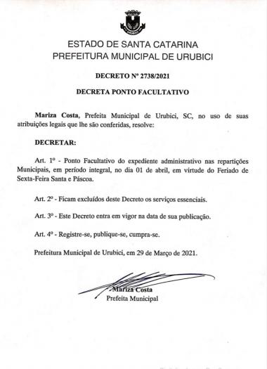 Decreto de Ponto Facultativo