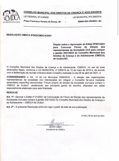 Fórum de Eleição para compor Conselho Municipal dos Direitos da Criança e do Adolesc. Fórum de Eleição para compor Conselho Municipal dos Direitos da Criança e do Adolesc.