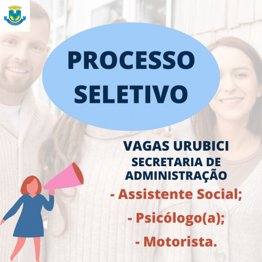 Processo Seletivo - Secretaria de Administração Processo Seletivo - Secretaria de Administração